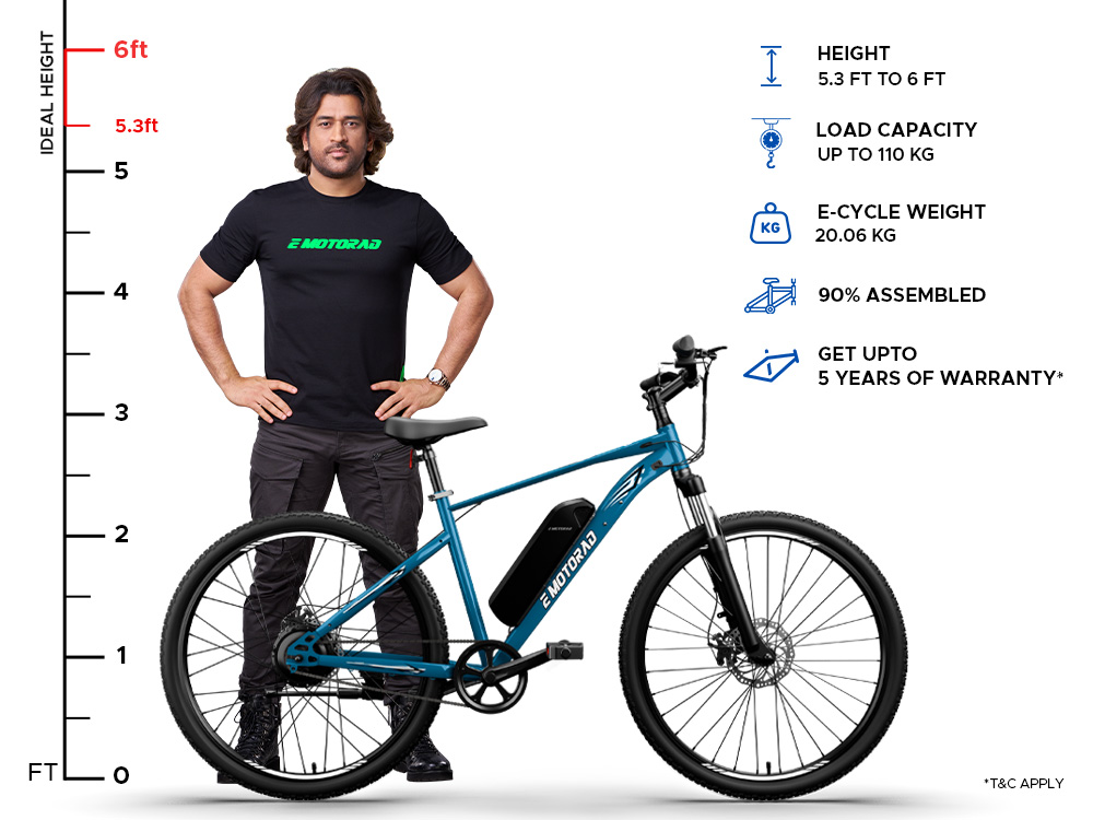 Best Electric Bicycle for Men, Buy EMotorad X1 Electric Cycle at